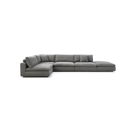 Blanco 5 Piece Modular Sofa - Charcoal
