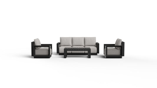 Verona 5 Seat Aluminium Lounge Set