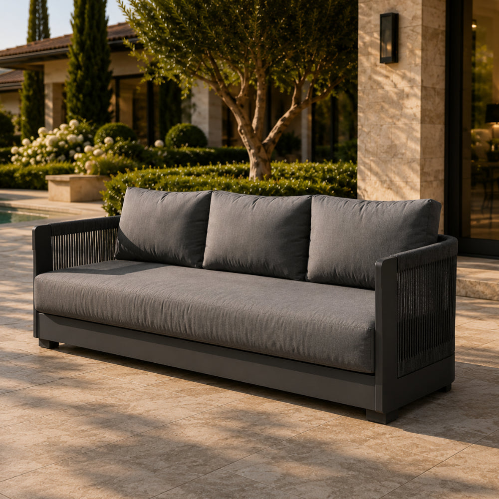 5 Seat Aluminium Rope Lounge Set