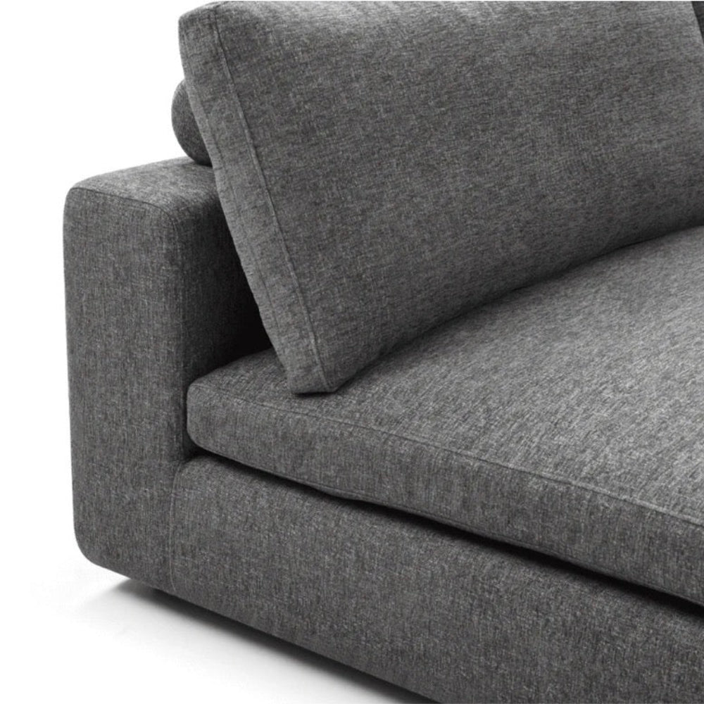 Blanco 5 Piece Modular Sofa - Charcoal