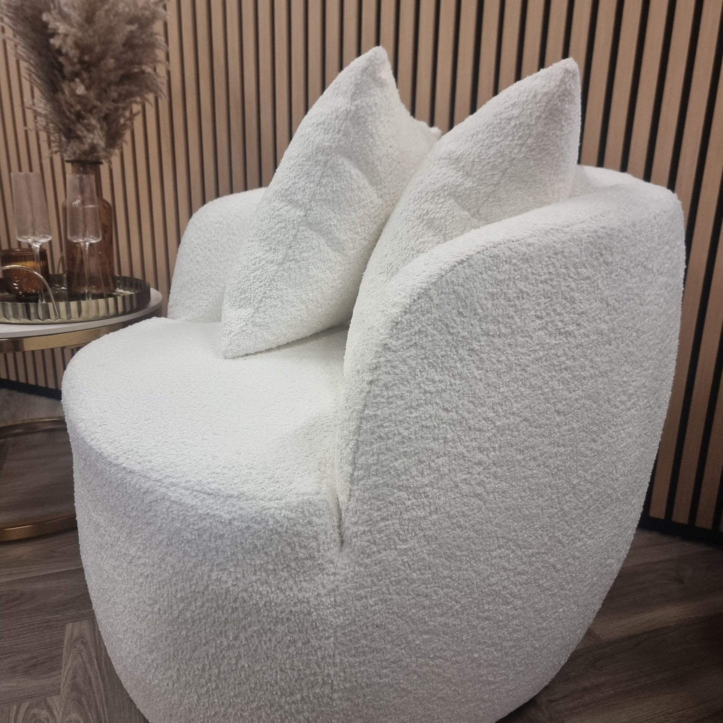 Teddy Boucle Snuggle Chair