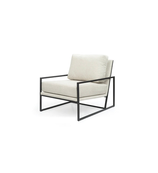 Newell Lounge Chair - Avery Velour Cream