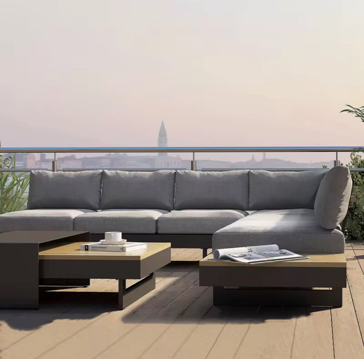 The Solis 6 Seat Modular Set
