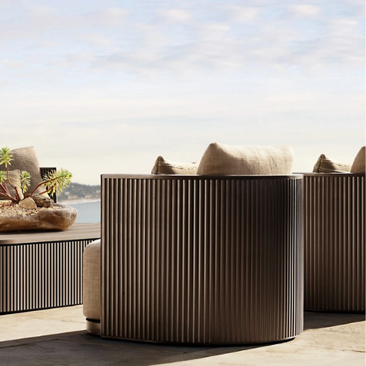 Juno Swivel Lounge Chair Teak - 30% off Code: JUNO30