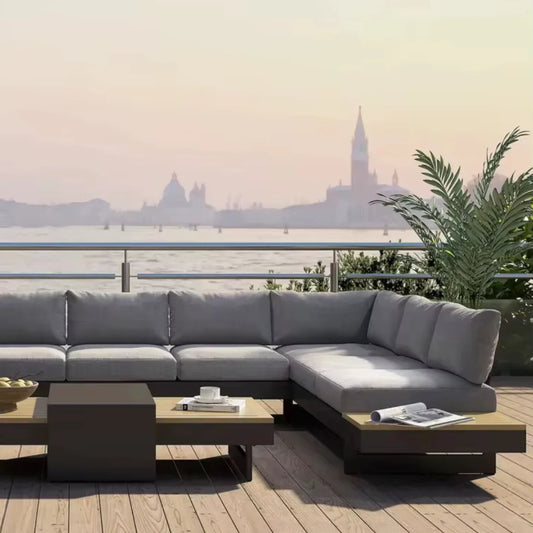The Solis 6 Seat Modular Set & Coffee Table | Perfect for Entertaining