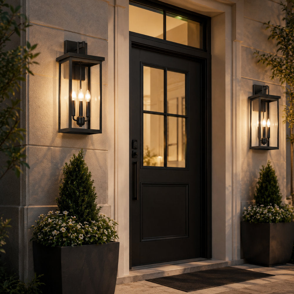 The Harrington Triple Outdoor Wall Lantern