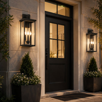 The Harrington Triple Outdoor Wall Lantern