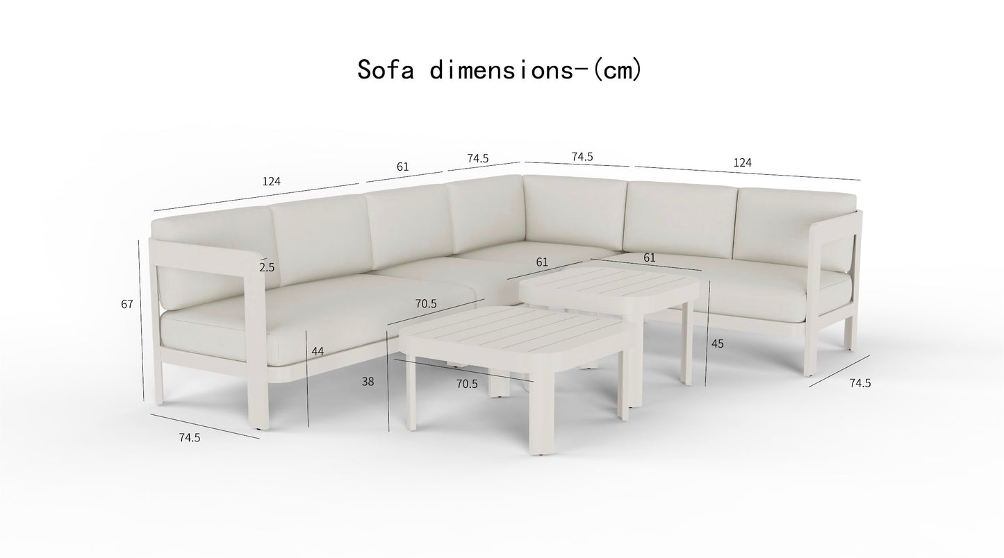 Sofia 8 Seat Corner Set