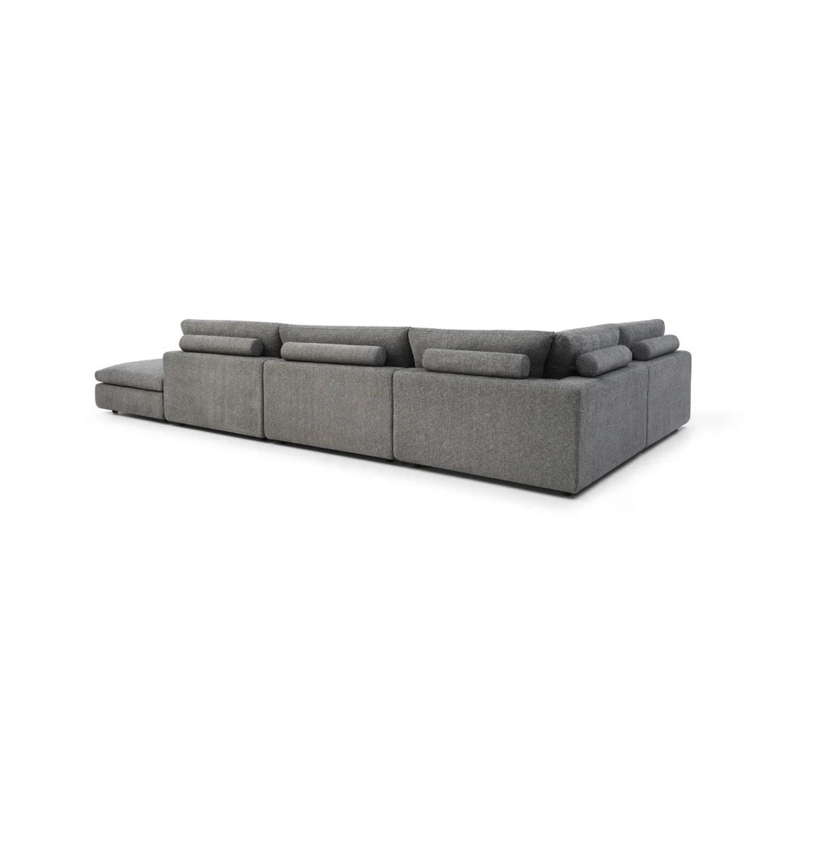 Blanco 5 Piece Modular Sofa - Charcoal