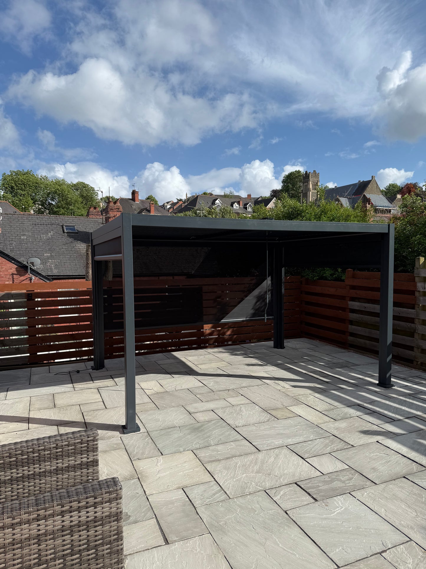 Rhea 4 x 3m Pergola - LED Included