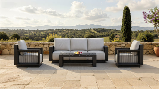Verona 5 Seat Aluminium Lounge Set