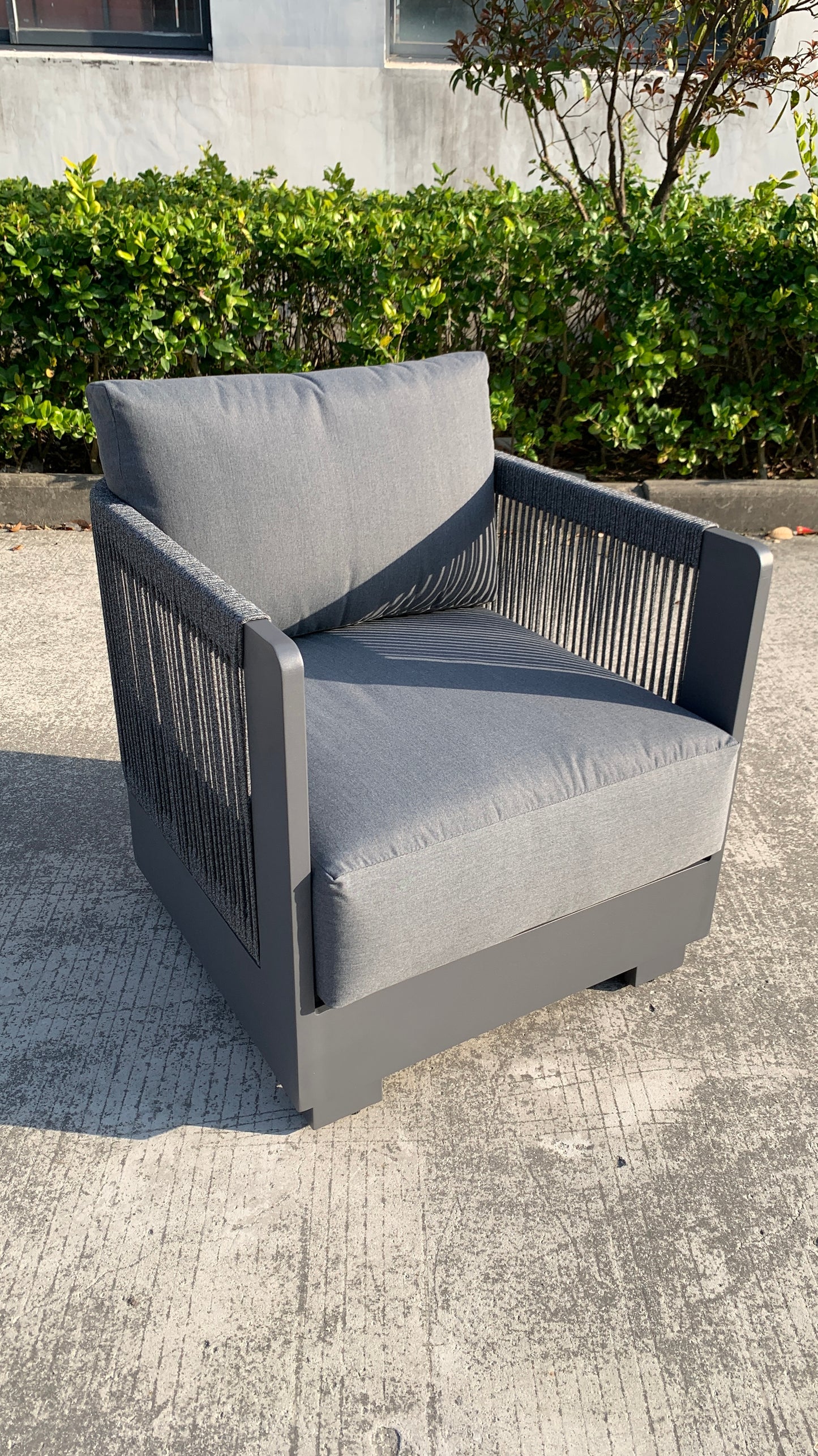 5 Seat Aluminium Rope Lounge Set