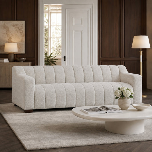Astoria 3 Seat Boucle Cream