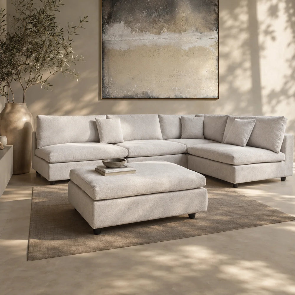 Blanco 5 Piece Modular Sofa
