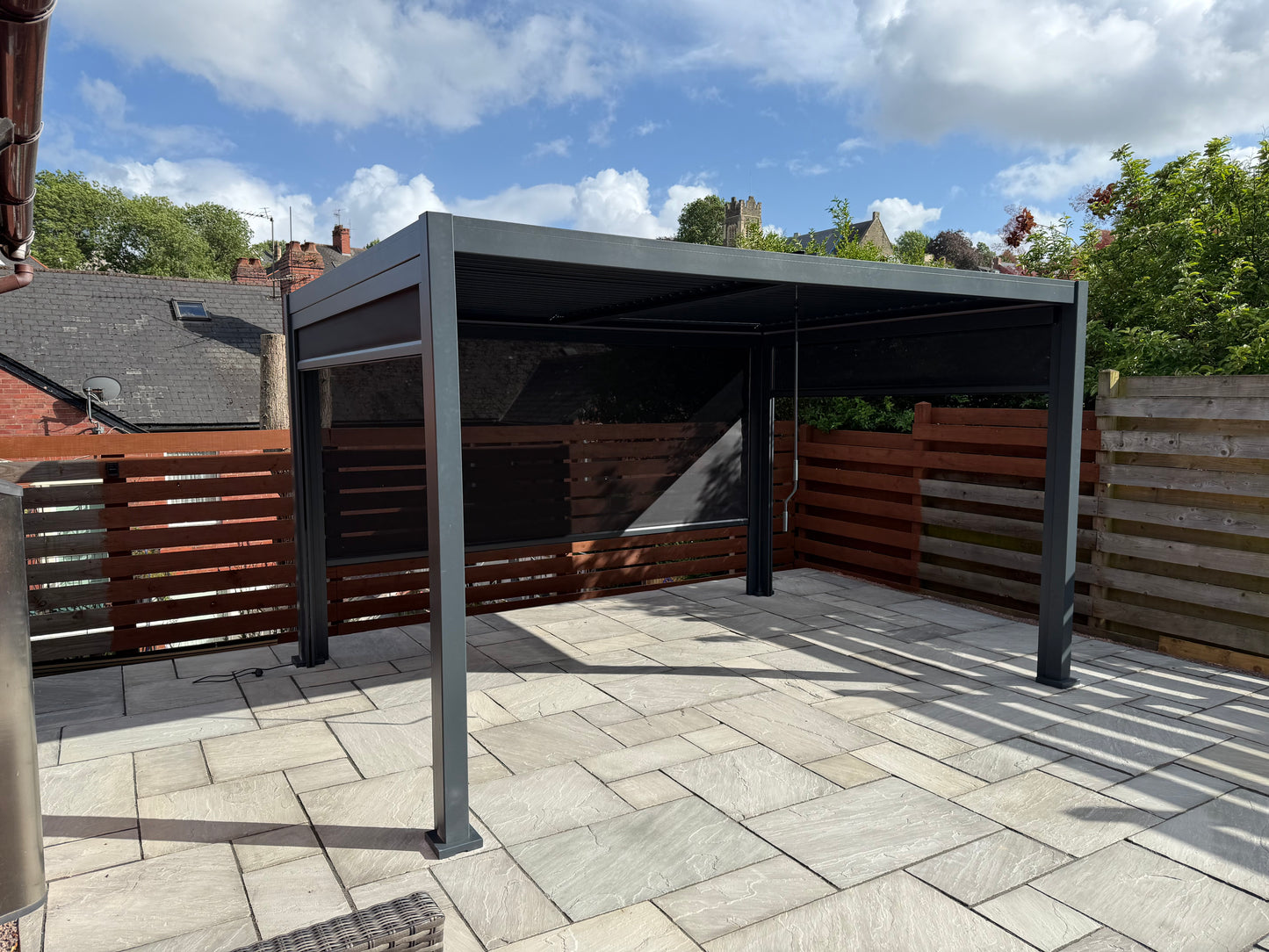 Rhea 4 x 3m Pergola - LED Included