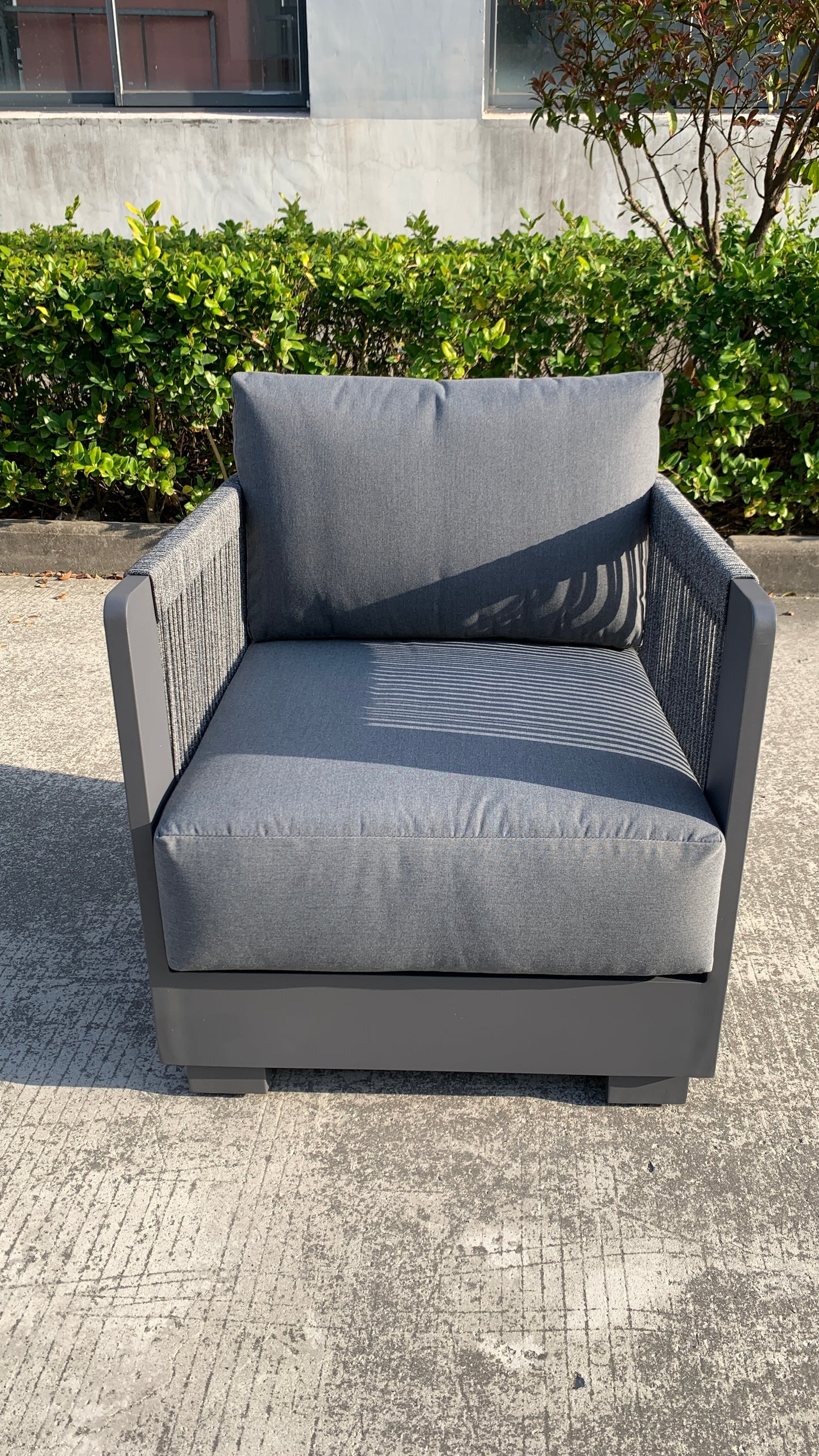 5 Seat Aluminium Rope Lounge Set