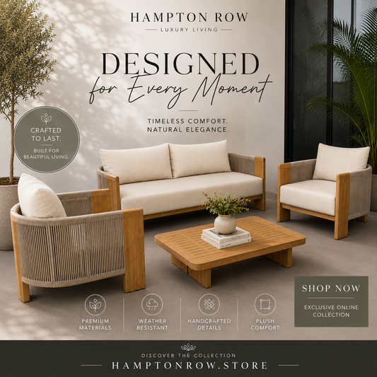 The Teak & Rope Lounge Set