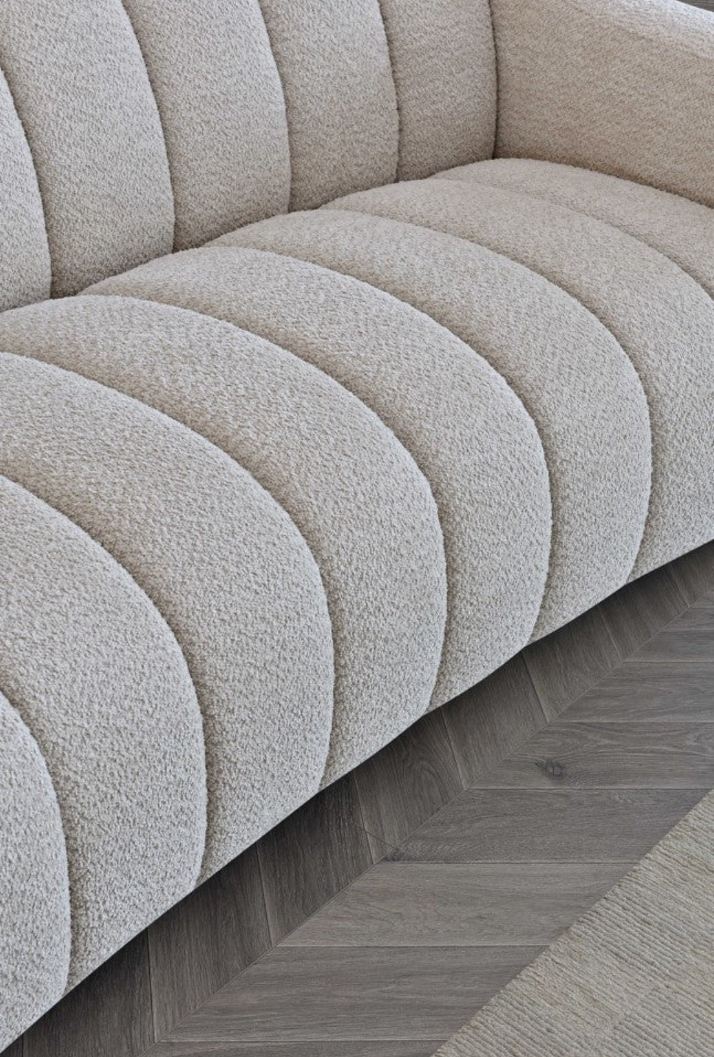 Astoria 3 Seat Boucle Cream