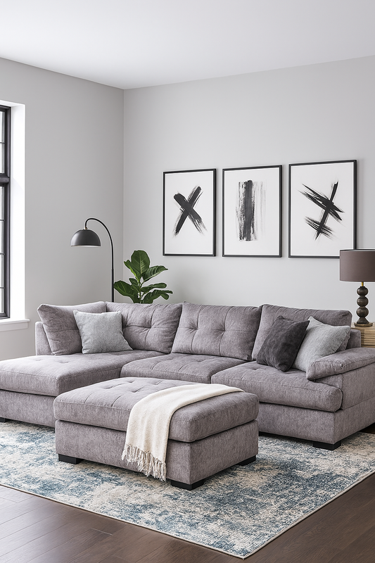 The Harlem LHF Corner Chaise Sofa