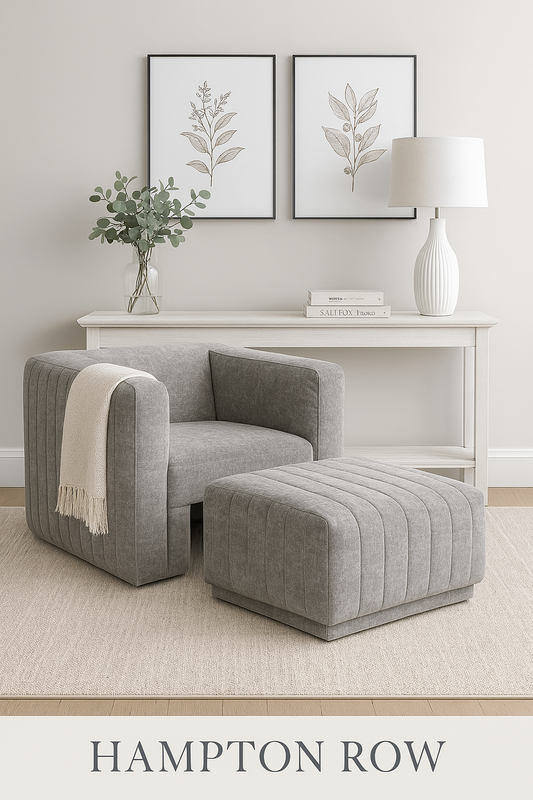 The Hudson Chair & Footstool