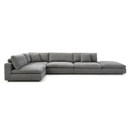Blanco 5 Piece Modular Sofa - Charcoal