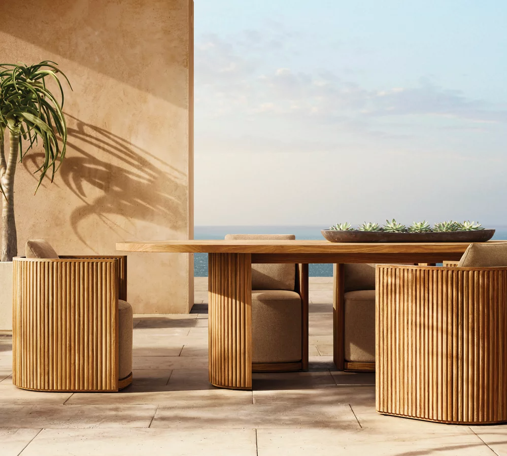 Juno Open-Base Dining Armchair