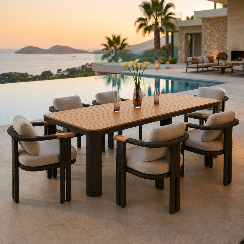 Seabrook Dining Set - 6 Seat