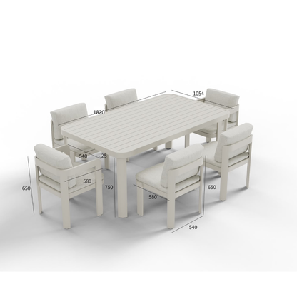 Sofia 6 Seat Dining Collection