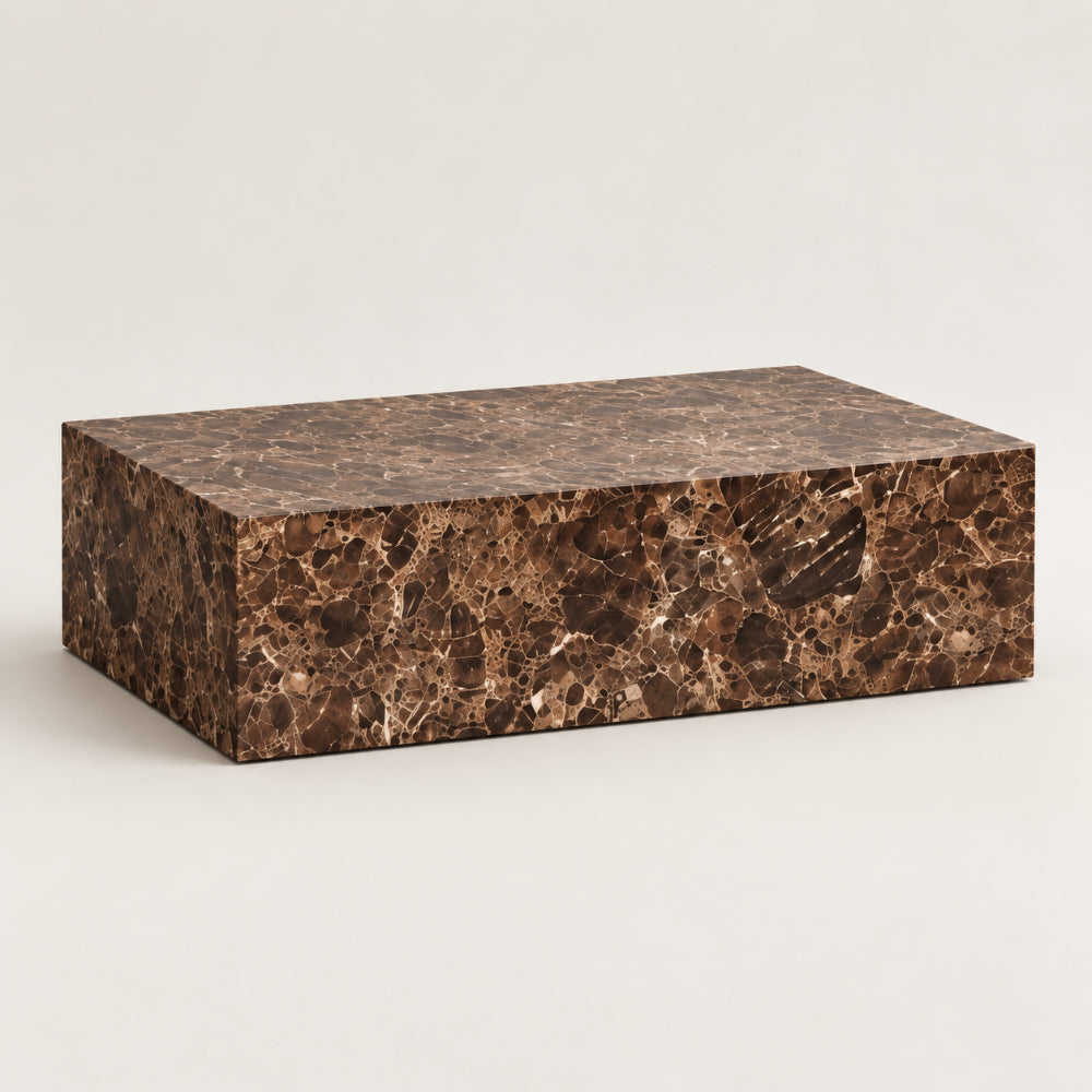 Sutton Coffee Table | Brown Marble Effect