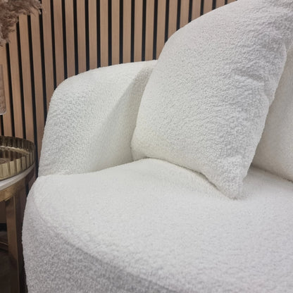 Teddy Boucle Snuggle Chair