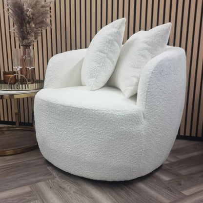 Teddy Boucle Snuggle Chair