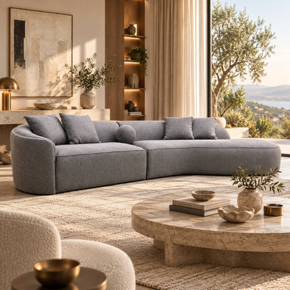 The Pebble Boucle Sofa