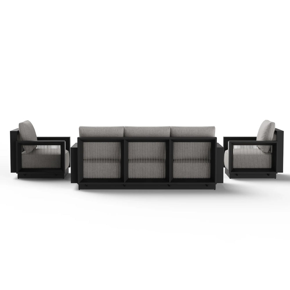 Verona 5 Seat Aluminium Lounge Set
