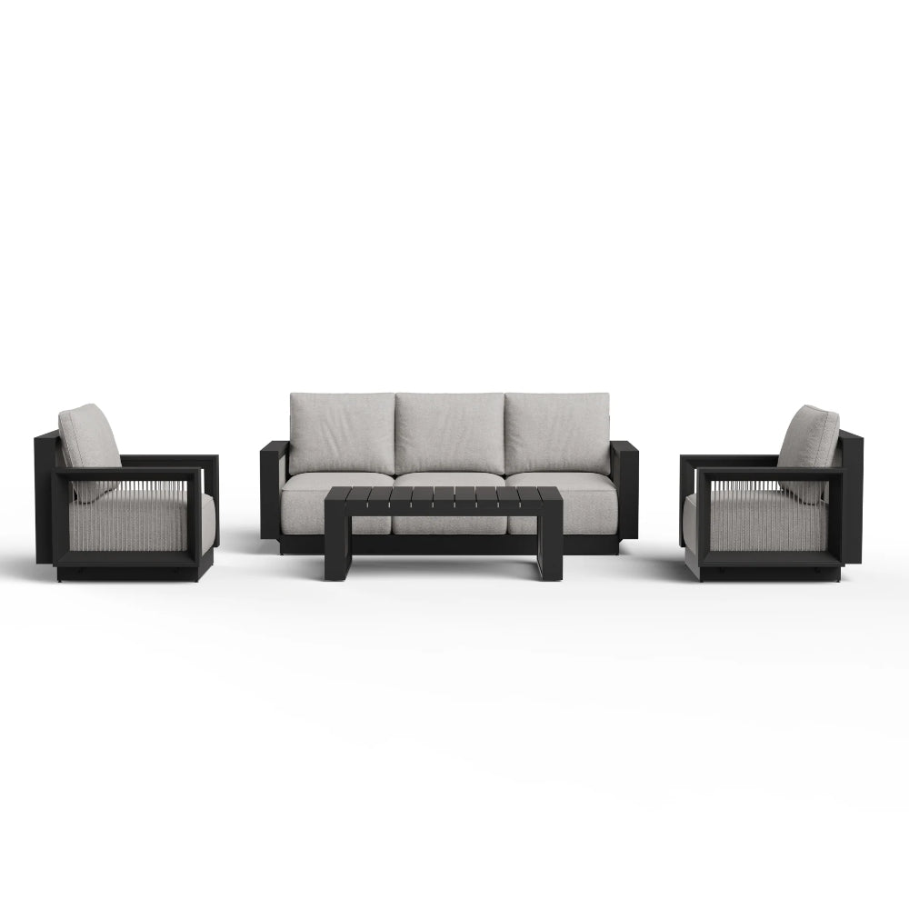 Verona 5 Seat Aluminium Lounge Set