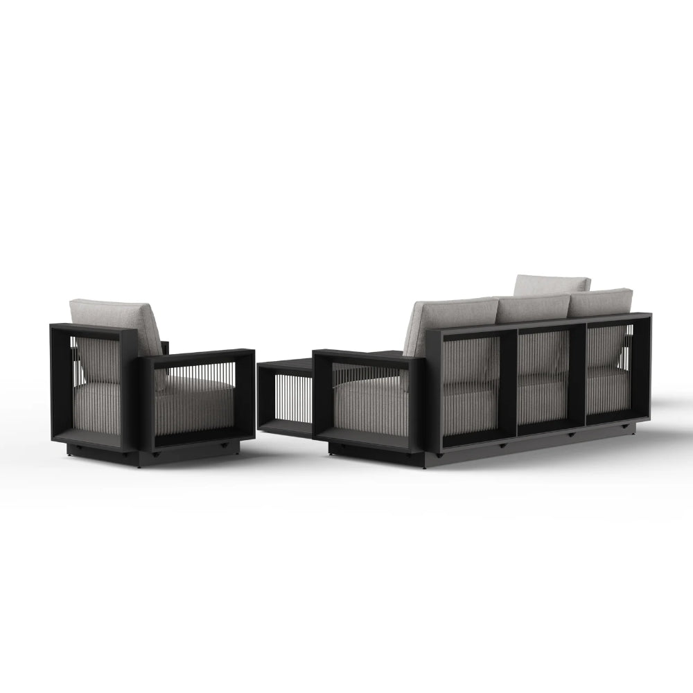 Verona 5 Seat Aluminium Lounge Set
