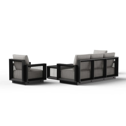 Verona 5 Seat Aluminium Lounge Set