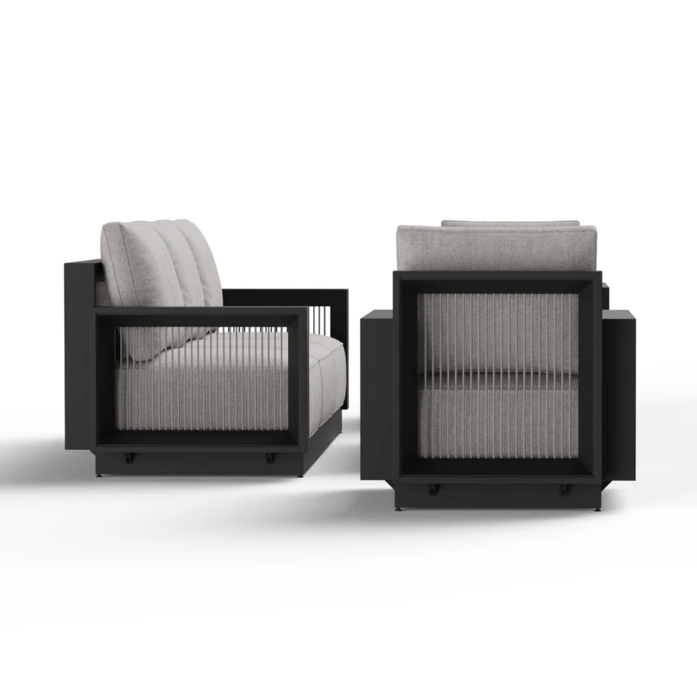Verona 5 Seat Aluminium Lounge Set